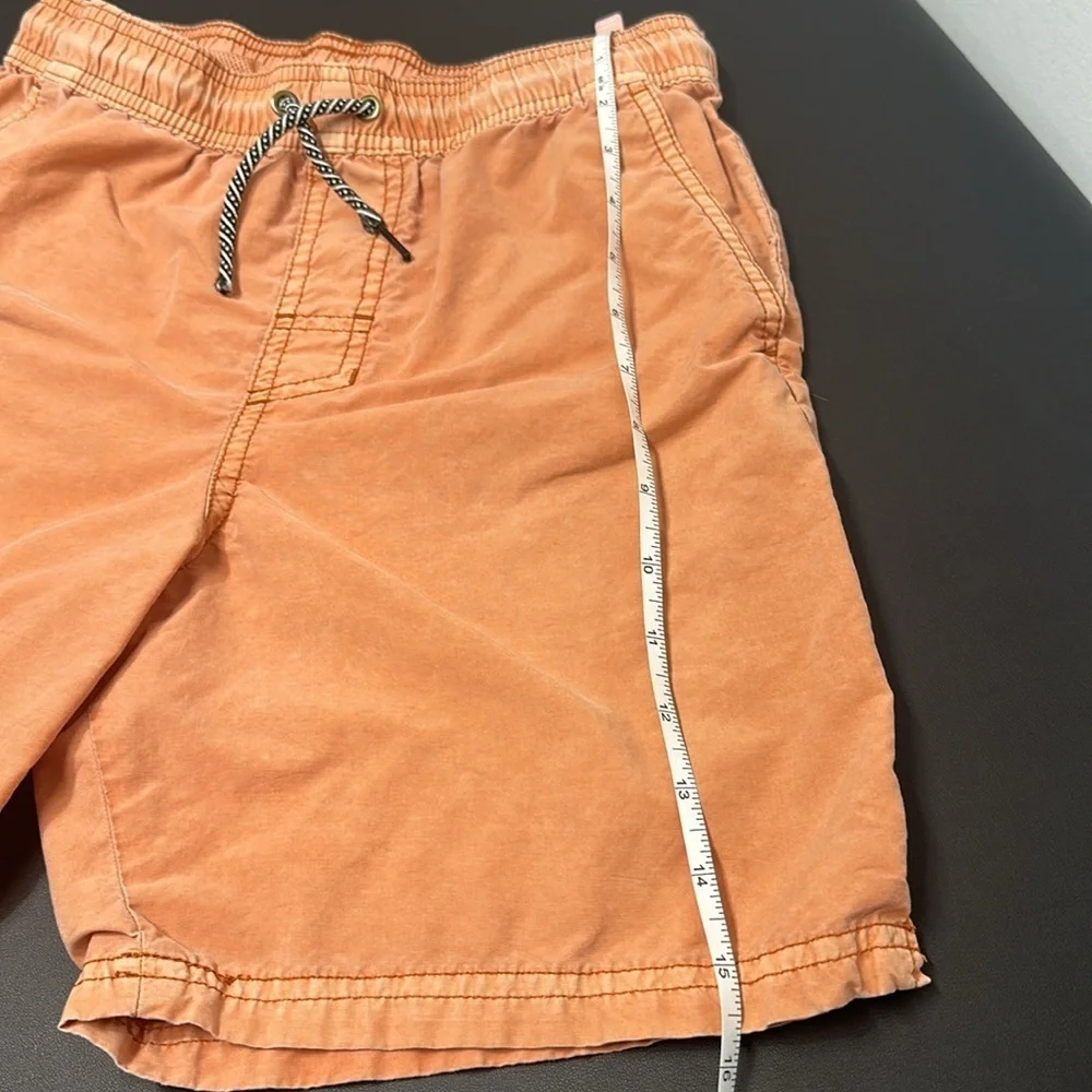 Orange Drawstring swim Shorts bathing suit boys 12/14